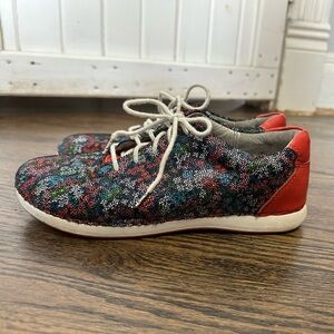 Alegria ESS-225 Size 39 Multicolor Floral Shoes
